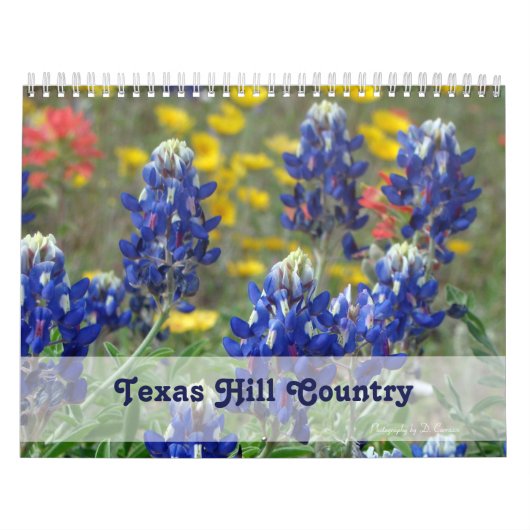 Calendrier du pays de Texas Hill (Protection)