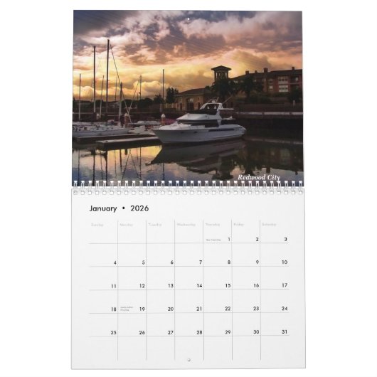 Calendrier du paysage 2011 de la Californie du (Jan 2026)