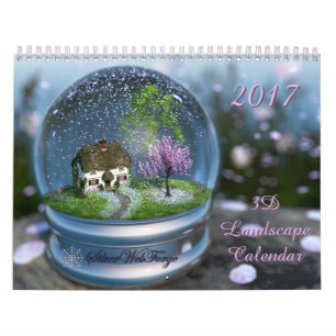 calendrier du paysage 2017 3D