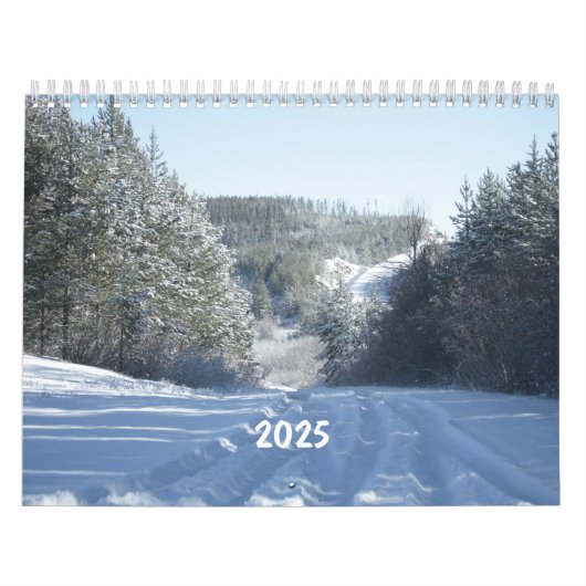 Calendrier du paysage sauvage Pittoresque 2025 (Protection)
