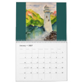 Calendrier du phare de Seascapes (Jan 2027)
