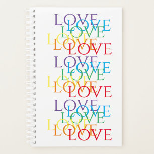 Calendrier du planificateur RAINBOVE LOVE 5.5x8.5