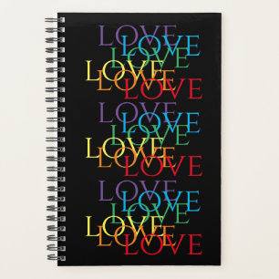 Calendrier du planificateur RAINBOW LOVE II 5.5x8.