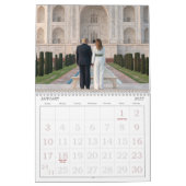 Calendrier du président Donald J. Trump 2025 (Jan 2027)