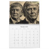 Calendrier du président Donald J. Trump Numéro 47 (Jan 2026)
