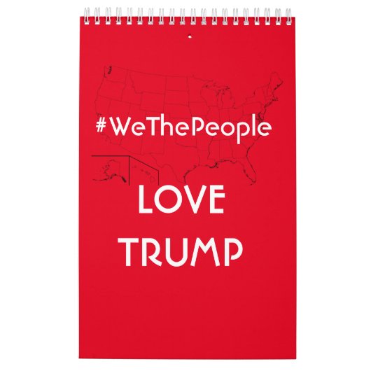 Calendrier du Président Trump 2021 (Dos)