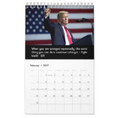 Calendrier du Président Trump 2021 (Feb 2027)