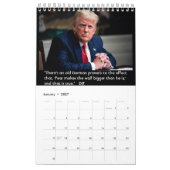 Calendrier du Président Trump 2021 (Jan 2027)