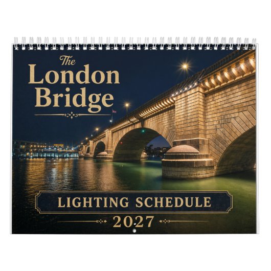 Calendrier du programme d'éclairage de London Brid (Protection)