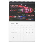 Calendrier du programme d'éclairage du London Brid (Feb 2027)