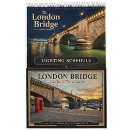 Calendrier du programme d'éclairage du London Brid