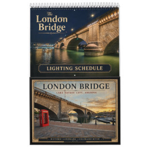 Calendrier du programme d'éclairage du London Brid