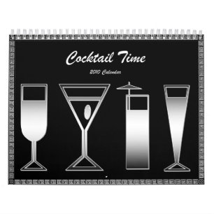 Calendrier du temps 2010 de cocktail
