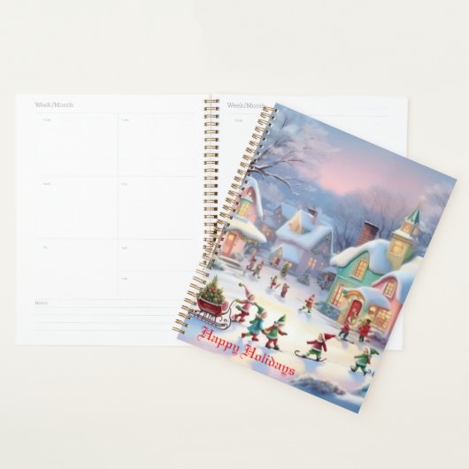 Calendrier du village de Noël (Devant avec enveloppe)