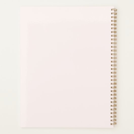 Calendrier du Wedding planner floral E705 (Dos)