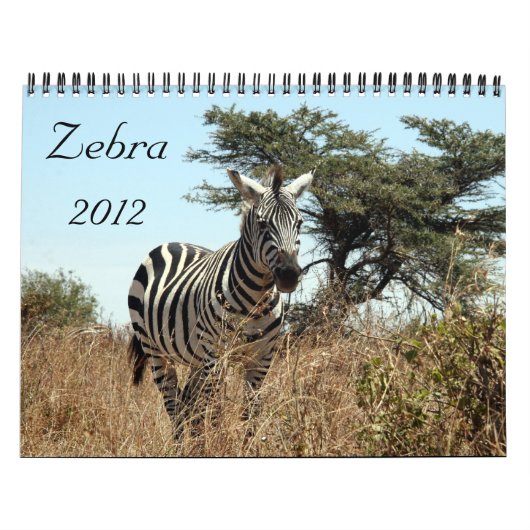calendrier du zèbre 2012 (Protection)