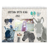 Calendrier du zoo 2012 du gris (Protection)