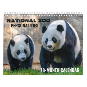 Calendrier du zoo national 2022 de Smithsonian