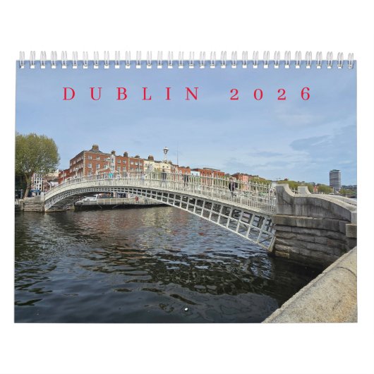 Calendrier Dublin 2026 calendar (Protection)