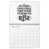 Calendrier d'une année d'inspiration (Jan 2027)