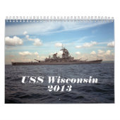 Calendrier d'USS Wisconsin - 2013 (Protection)