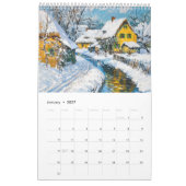 Calendrier Dutch Landscapes in Bold Acrylic – 2026 Calendar (Jan 2027)