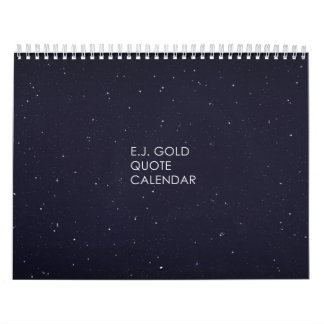 Calendrier E.J. Gold Quote Calendar