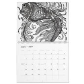 Calendrier E.J. Gold's Wildlife Coloring (Mar 2027)