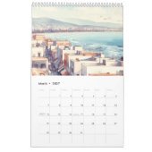 Calendrier Eau bleu de la mer (Mar 2027)