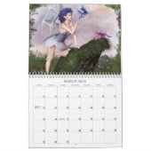 Calendrier Échantillonneur d'illustration de Digitals de Tina (Mar 2026)