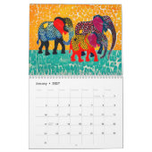 Calendrier Écho d'Éléphant – Une année de couleur et d'esprit (Jan 2027)