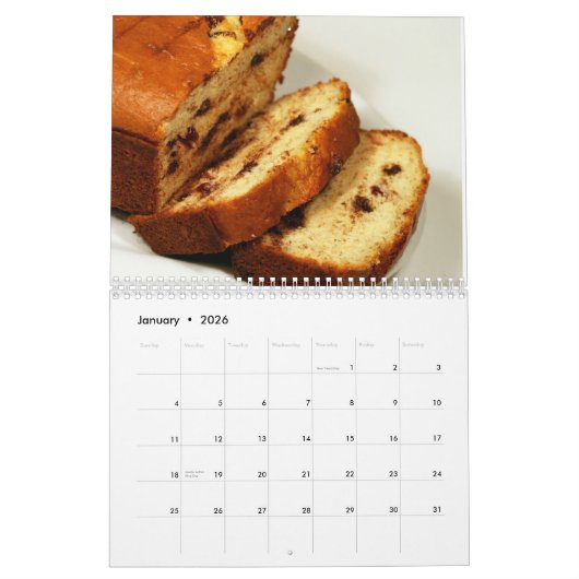 Calendrier Eclectic Cuisine Calendar (Jan 2026)