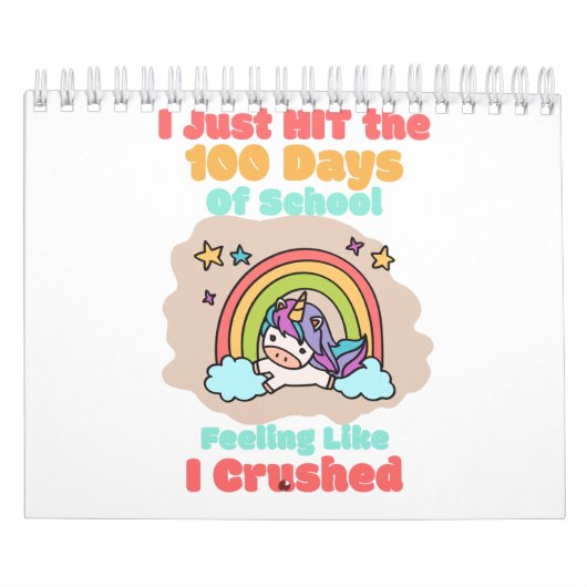 Calendrier École de 100 jours, je viens de frapper et écrasé (Protection)