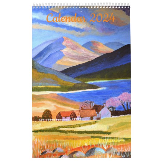 Calendrier écossais des Highlands 2024 (Protection)