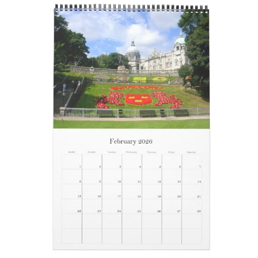 Calendrier Écosse - Royaume-Uni - (Feb 2026)