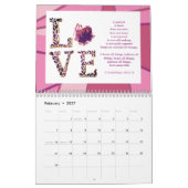 Calendrier Écriture Inspirational Calendar 2022 (Feb 2027)