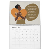 Calendrier Écritures du coeur chrétien de la femme (Feb 2026)