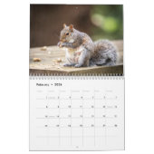 Calendrier Écureuil 2026 (Feb 2026)