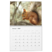 Calendrier Écureuil 2027 (Jan 2027)