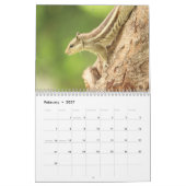 Calendrier Écureuil 2027 (Feb 2027)