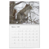Calendrier Écureuil 2027 (Feb 2027)