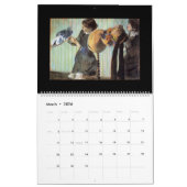 Calendrier Edgar Degas Art 2016 (Mar 2026)