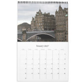 Calendrier Édimbourg Écosse (Jan 2027)