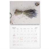 Calendrier Éditable Lovely Lavender (Mar 2026)