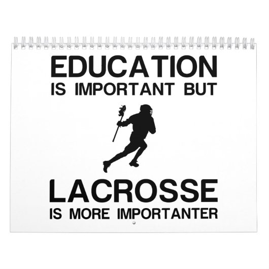 CALENDRIER ÉDUCATION IMPORTANTE LACROSSE IMPORTANTE (Protection)