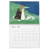 Calendrier Edvard Munch Sombre Déprimé (Feb 2026)