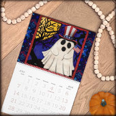 Calendrier Éffrayant Halloween mensuelle Inspirivée annuelle