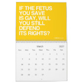 CALENDRIER ÉGALITÉ DE LGBT (Mar 2027)