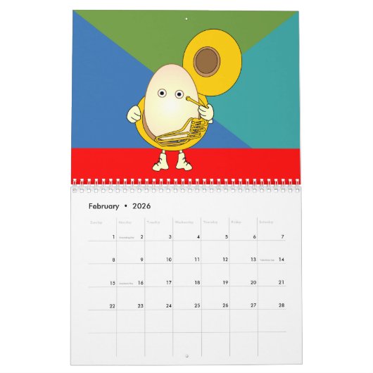 Calendrier Egghead (Feb 2026)