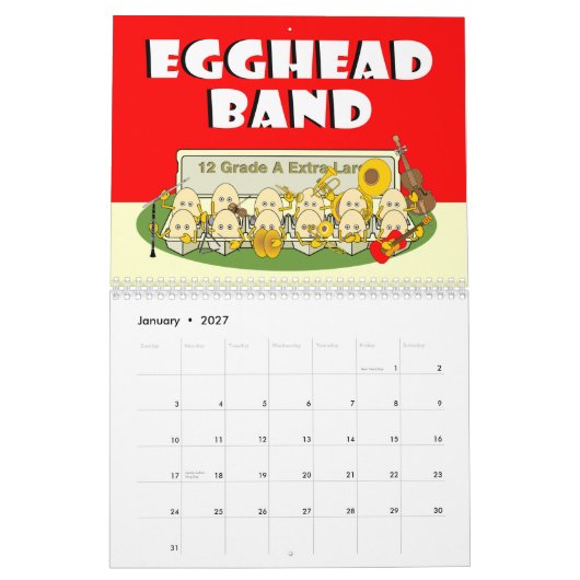 Calendrier Egghead (Jan 2027)